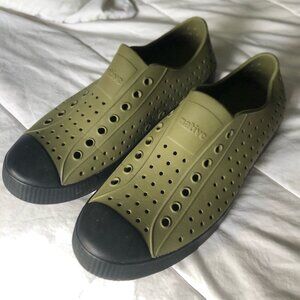 Olive Green Native Shoes